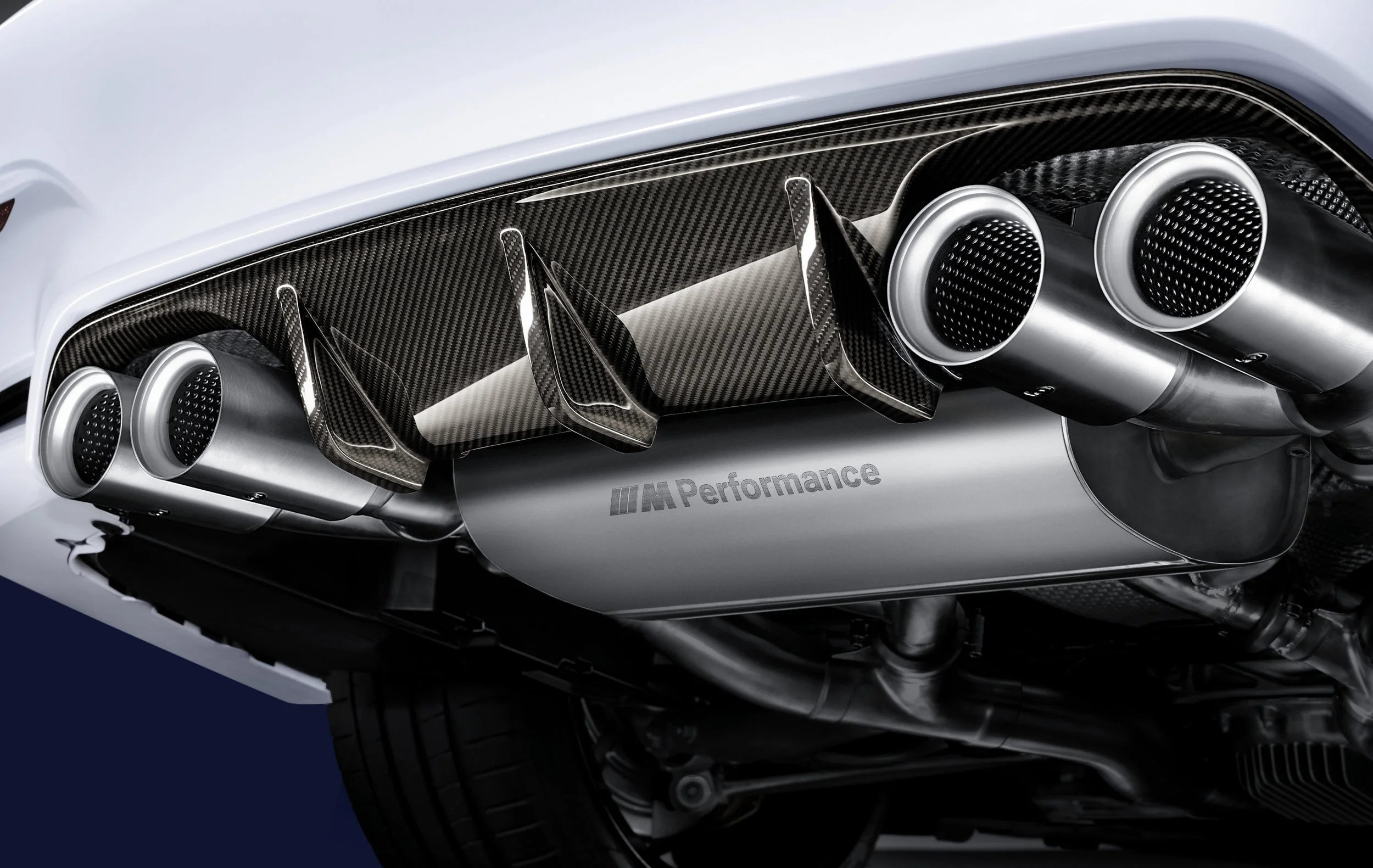  M Performance ディフューザー F80 M3 F82 M4 Genuine BMW M Performance Carbon Fiber Rear Diffuser - F80 M3